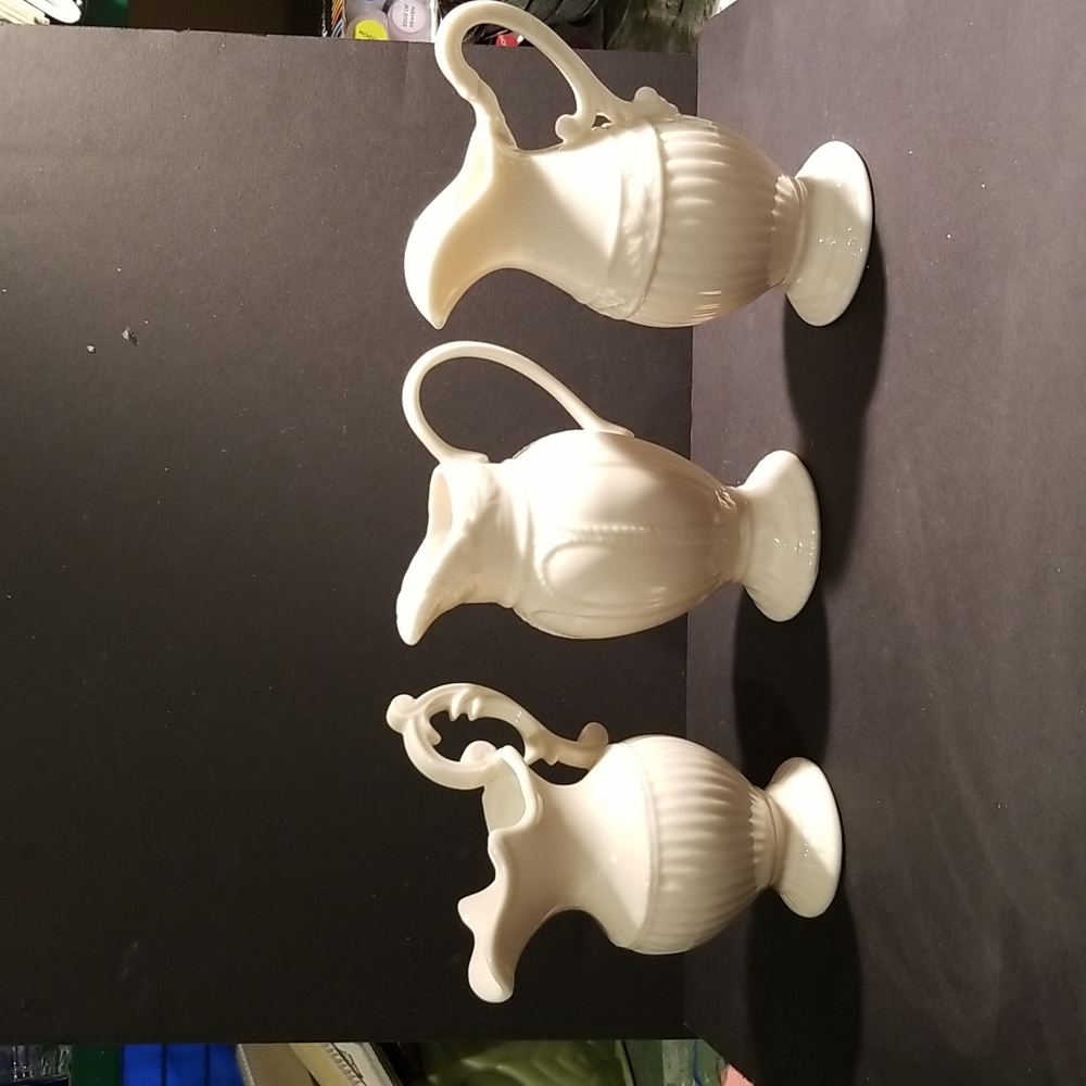 Set of 3 Vintage I. Godinger Mini Roman Pitchers